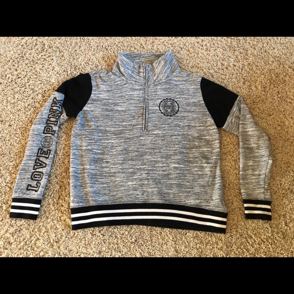 PINK Victoria Secret half zip sweatshirt